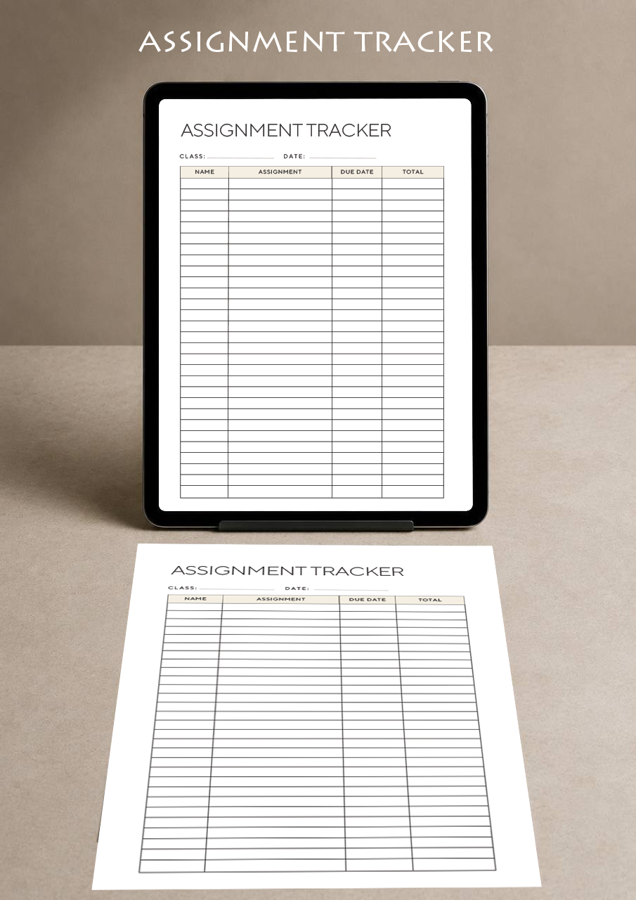 Assignment Tracker
