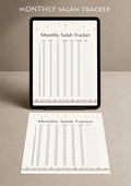 Monthly Salah Tracker