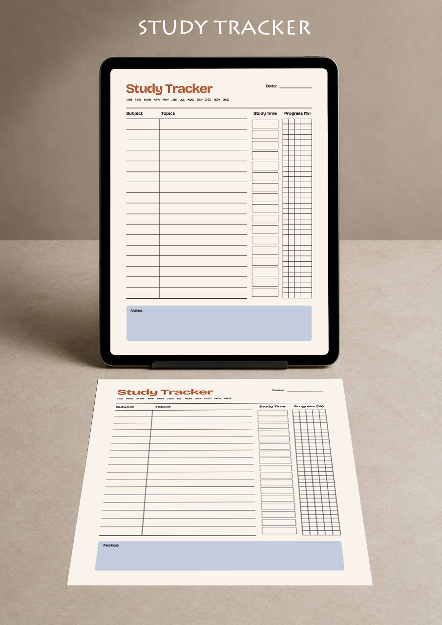 Study Tracker